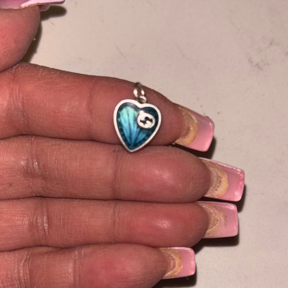 Gucci Blue heart with necklace - Picture 6 of 8